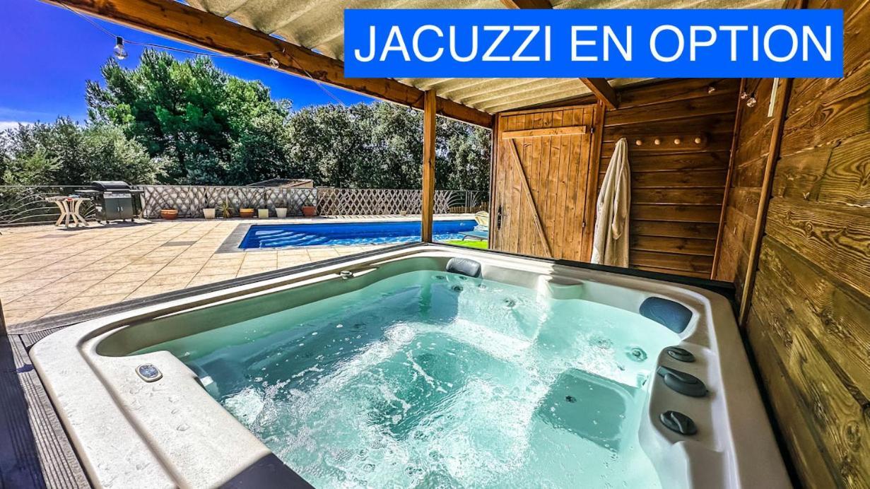 Appart Independent Garden Pool & Spa Sussargues Exterior photo